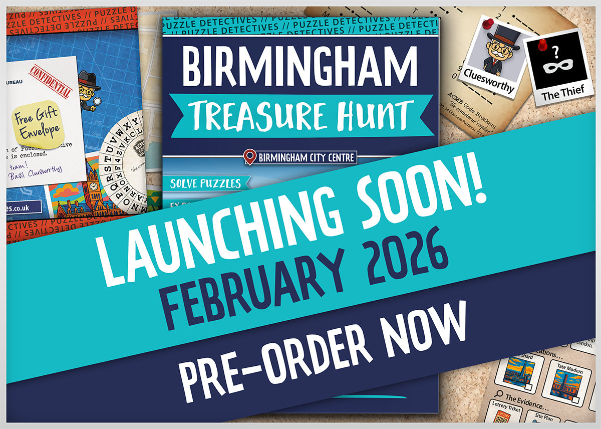 Birmingham Treasure Hunt - Pre-order for FEBRUARY '26