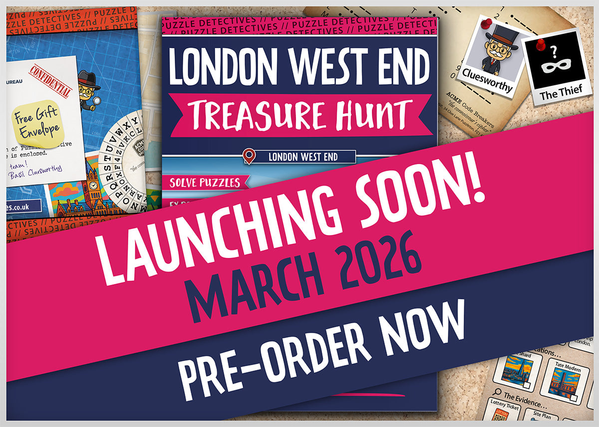 London West End Treasure Hunt - Pre-order for MARCH '26